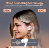 smartwork Smart Touchscreen Display earbud with Hi fi sound 60 hours playtime Music ANC Bluetooth Gaming  (Multicolor, True Wireless)